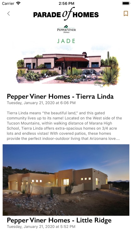 Parade of Homes in Tucson