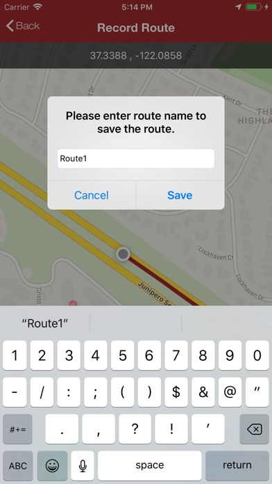 GPS Route Recorder screenshot 4