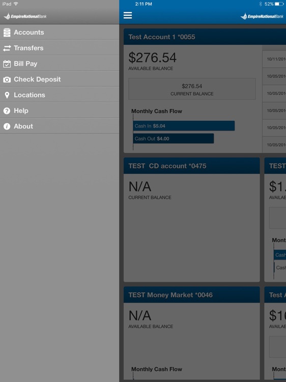 EmpireNB Cash Mgmt for Tablet