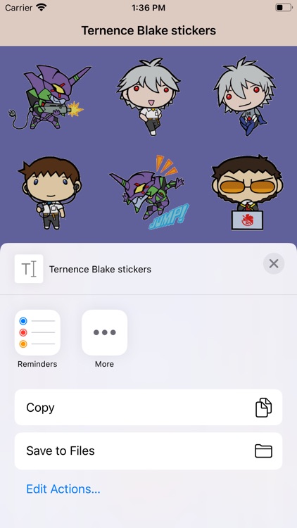 Ternence Blake stickers screenshot-3