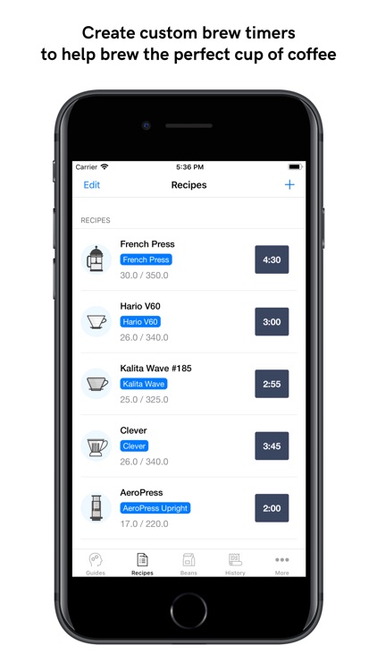 Barista - Coffee Timer