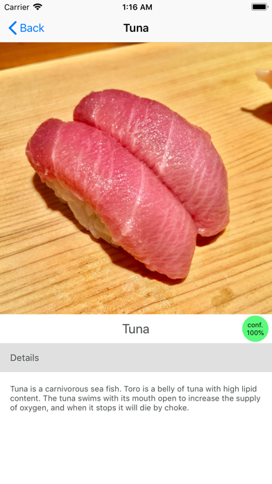 Sushi Detector screenshot 2
