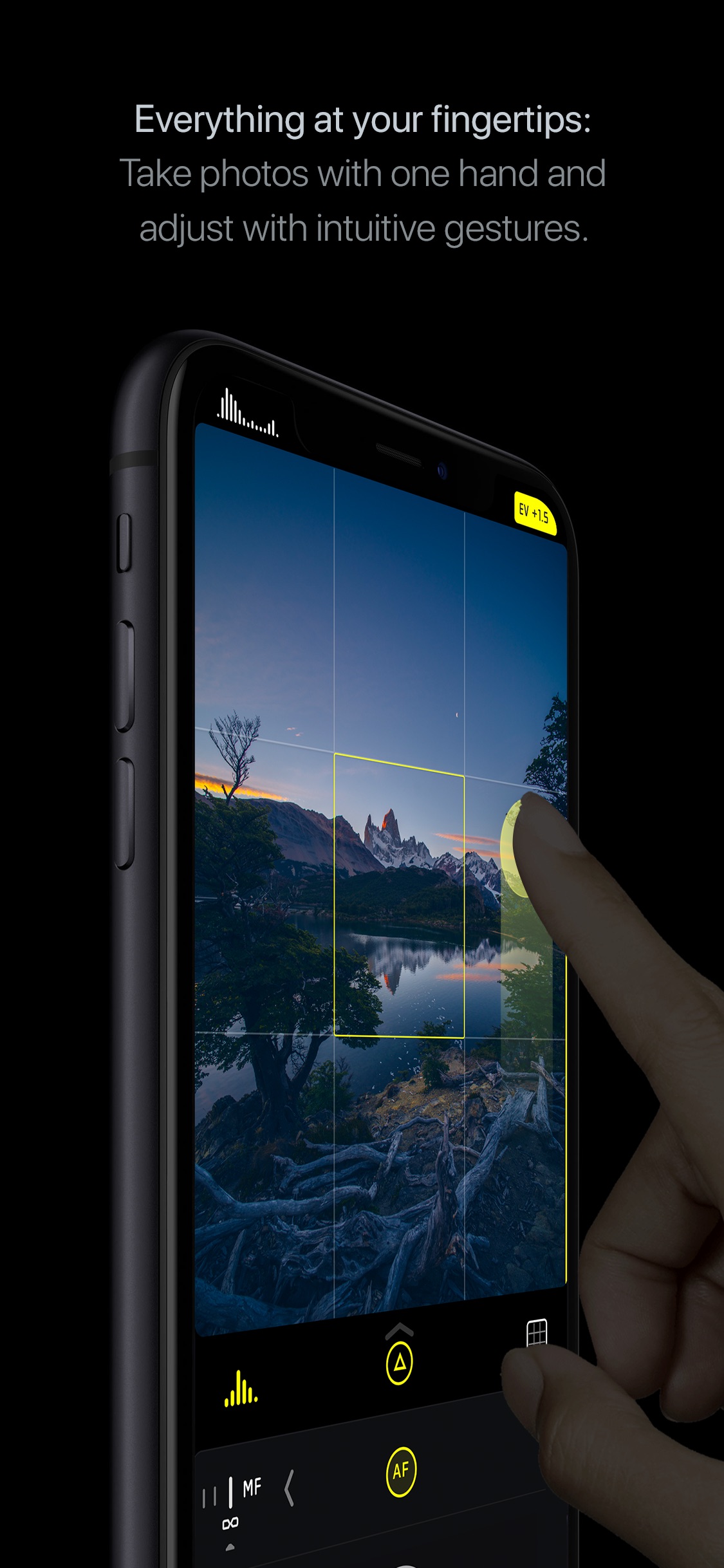 Screenshot do app Halide Camera