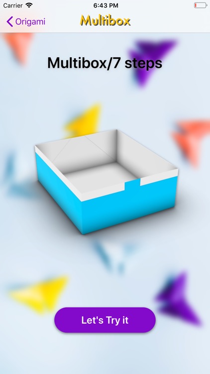 3D Origami Animation Steps screenshot-3