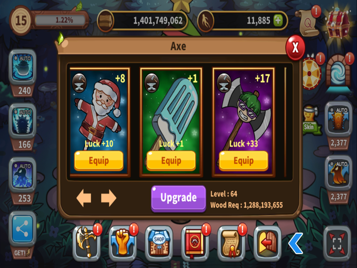 Tap Tap Axe - Idle Clicker