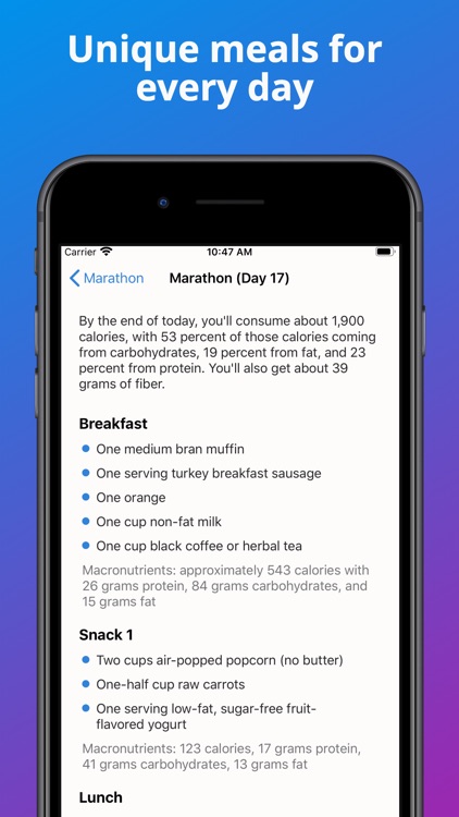 Healthy food marathon screenshot-3