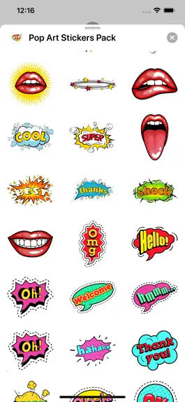 Game screenshot Pop Art Great Stickers Pack apk