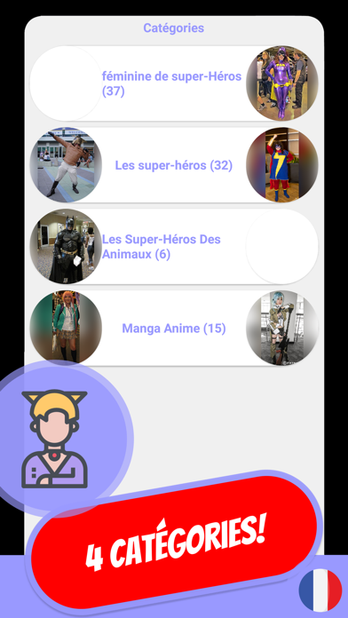 Screenshot #3 pour COSPLAY & L'ANIME Quiz