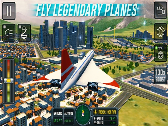 Flight Sim 18 iPad app afbeelding 1