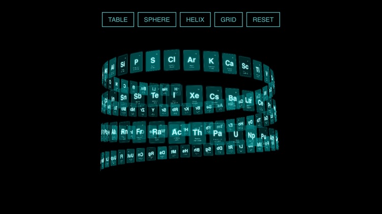 Cloud Periodic Table 3D