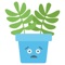 This is a cute cactus plant sticker paper, you can share cute pictures in the chat
