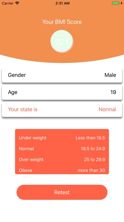 Health-Recording BMI Data screenshot-4