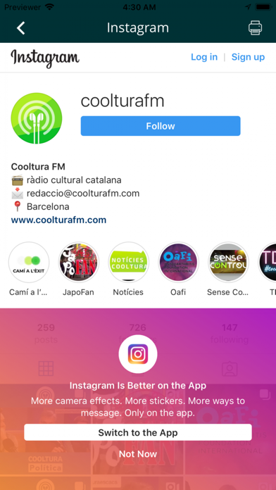 Cooltura FM screenshot 3