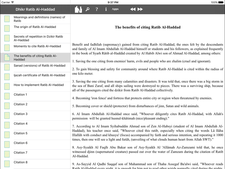 Dhikr and Duaa Collections HD screenshot-3