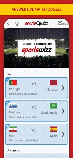 SportsQwizz: Online Quiz App(圖2)-速報App