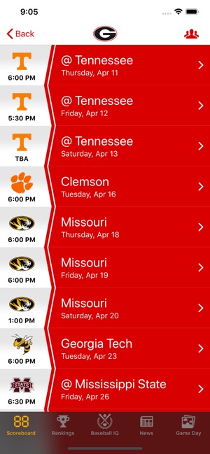 SEC Baseball(圖3)-速報App