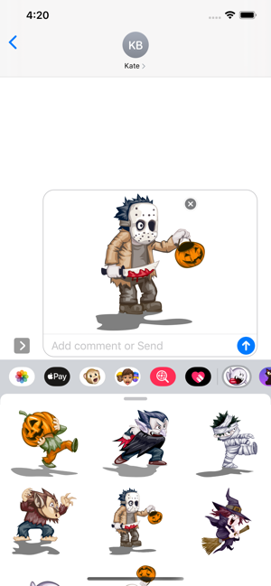 Funny Halloween Sticker