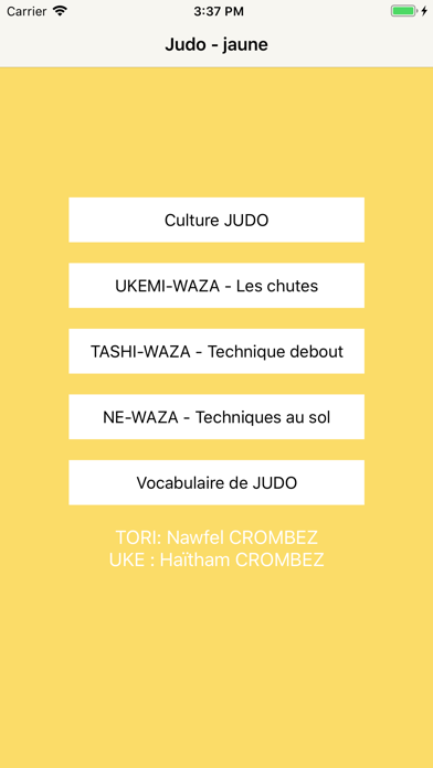 How to cancel & delete Judo-Jaune from iphone & ipad 1