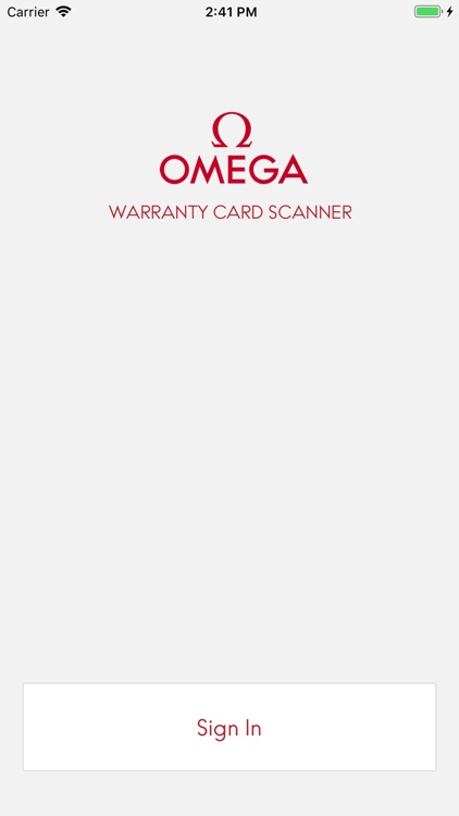 Ω Warranty