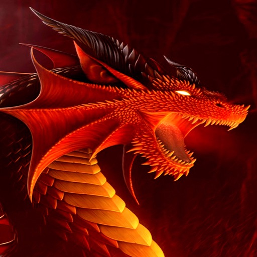 black and red dragons wallpaper