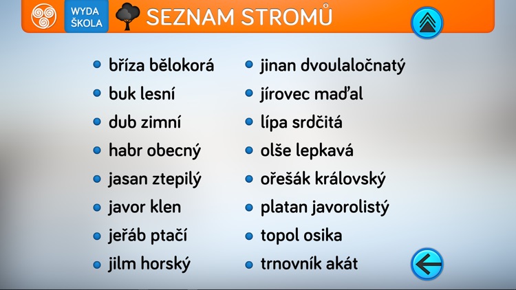 Listy stromů screenshot-8