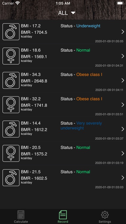 BMI&BMR Calculator