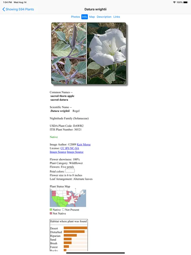 Screenshot 4 Death Valley Wildflower Search iphone