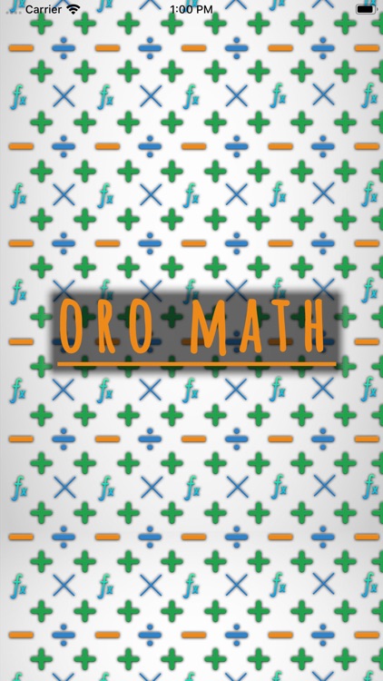 Oro Math