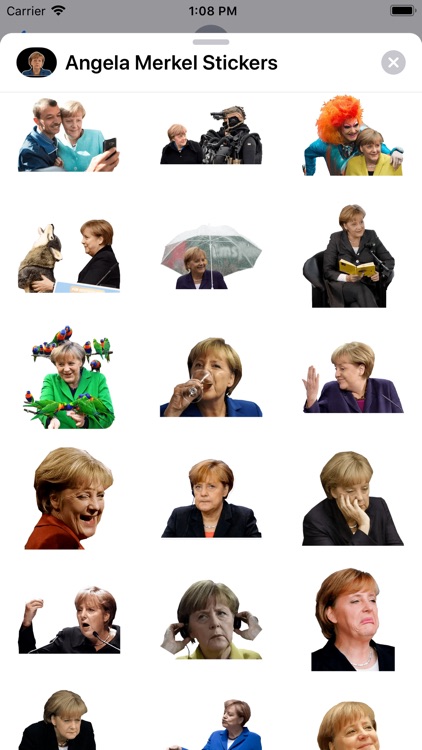 Angela Merkel Stickers screenshot-3