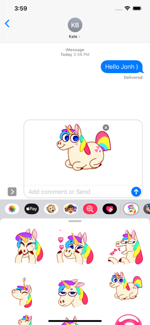 Unicorn Rainbow Animated(圖2)-速報App