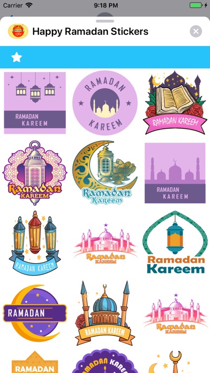 Happy Ramadan Stickers