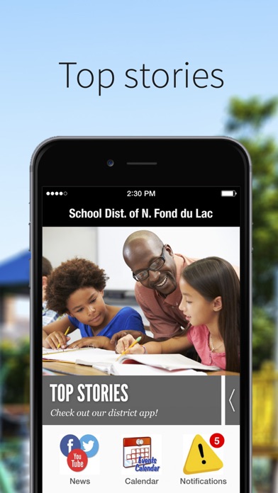 How to cancel & delete School Dist. of N. Fond du Lac from iphone & ipad 1