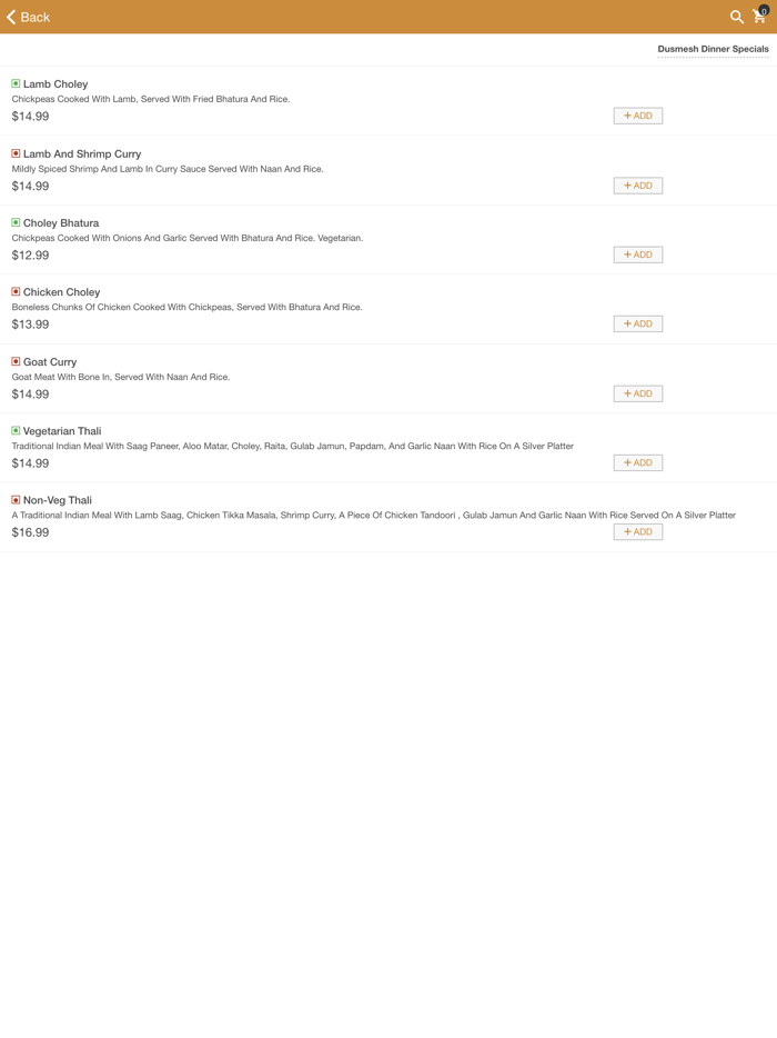 Dusmesh Indian Restaurant