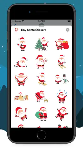 Game screenshot Tiny Santa Stickers hack