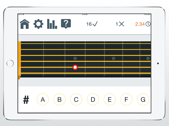 Fret Trainer - Learn Fretboard screenshot