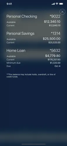 Screenshot 1 BancFirst Mobile iphone