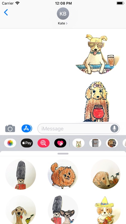 Drinking Dogs Sticker Pack