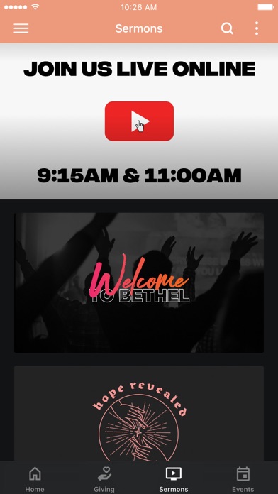 Bethel Church SJ screenshot 2
