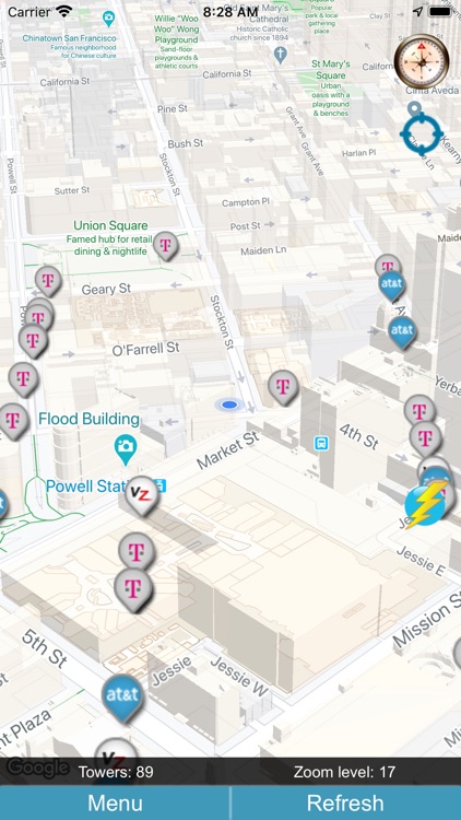 Cellular Network Signal Finder