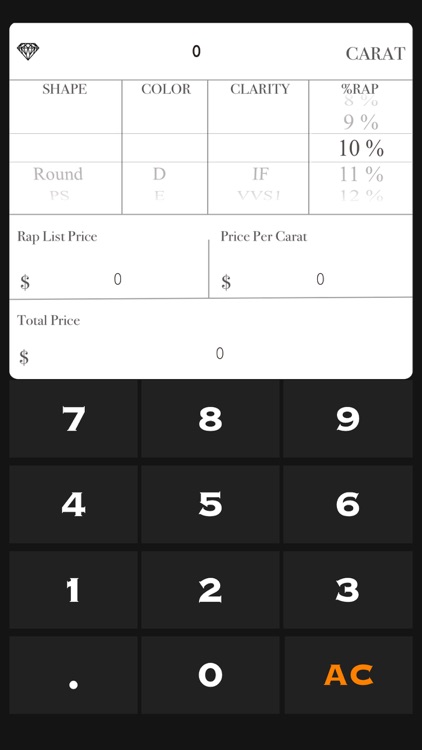 Diamond Price Calculate