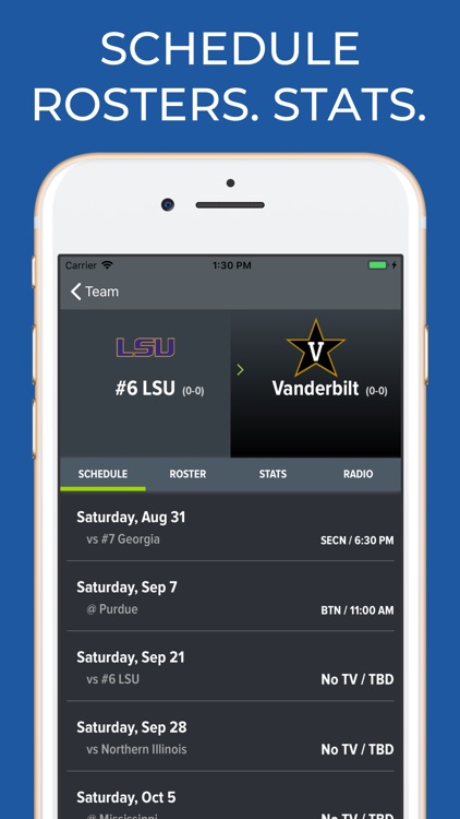 LSU Football Schedules screenshot-9