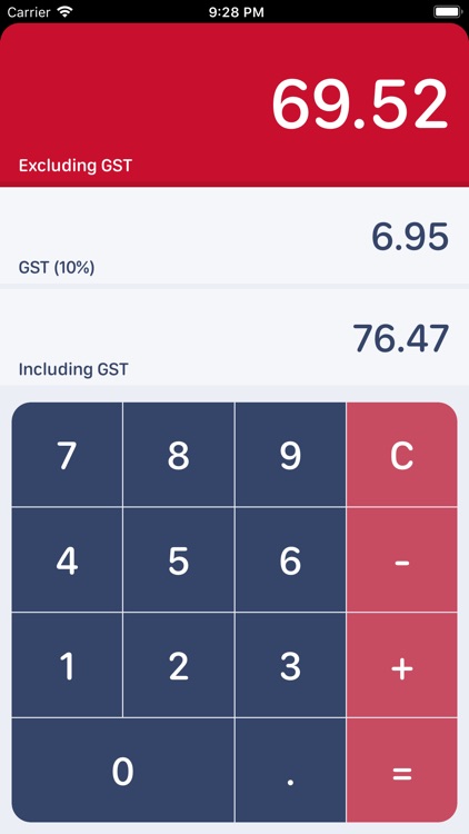 Australian GST Calculator