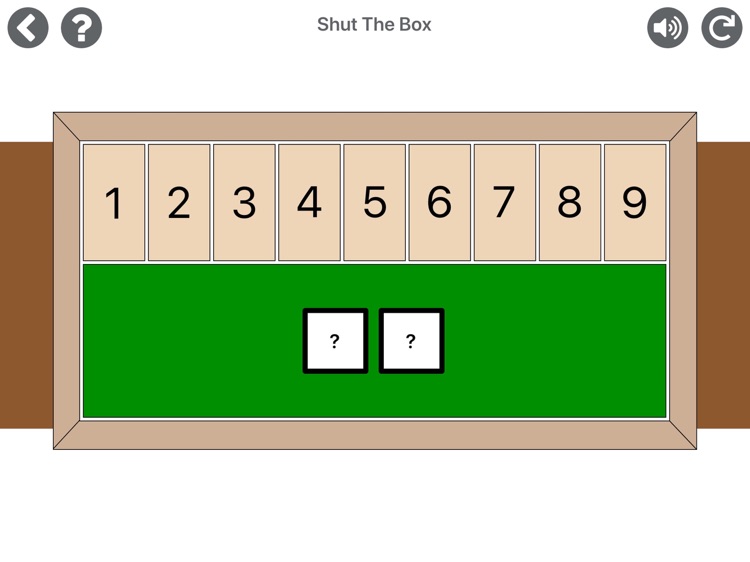 Shut The Box voor iPad