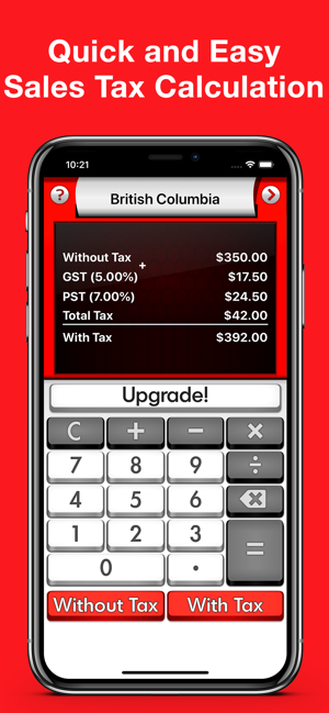 Sales Tax Canada Calculator +