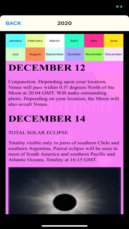 Sky Event Finder