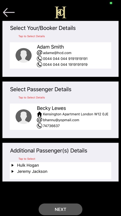 HCD Passenger & Booker app screenshot-3