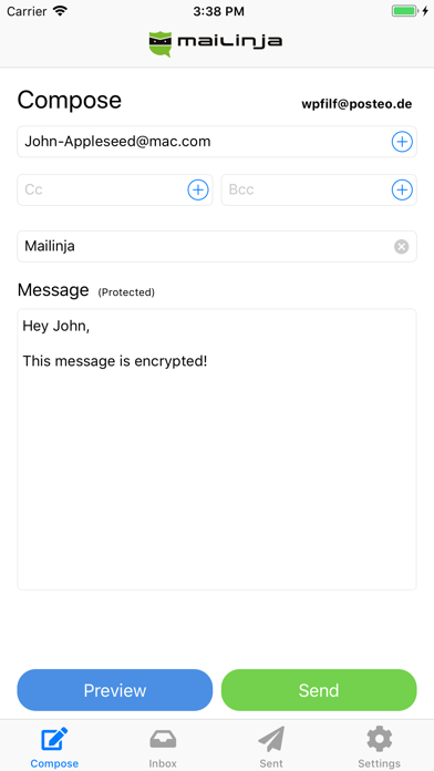 Mailinja - Secure Email screenshot 3