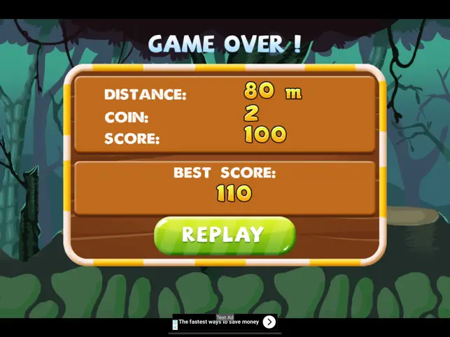 Blue Bird Runner, game for IOS