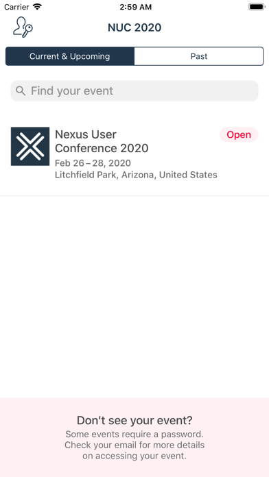 How to cancel & delete Nexus User Conference from iphone & ipad 2