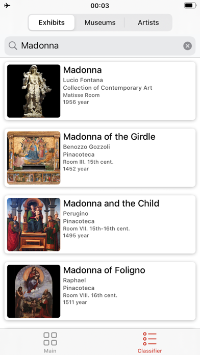 Vatican Museums audioguide screenshot 2